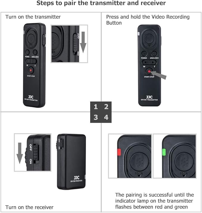 Wireless Remote Control for Sony A1 II HDR-CX405 CX440 CX455 CX675 CX900 - Image 2