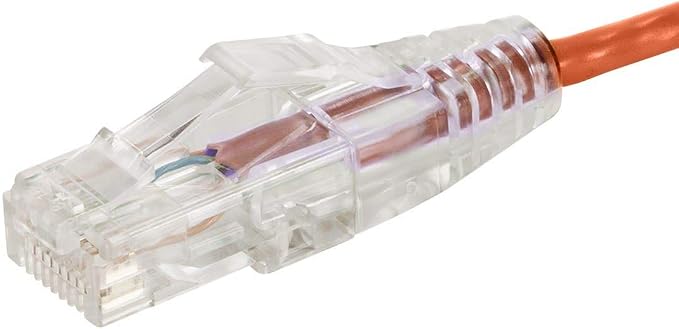 Monoprice Cat6 5ft Orange Component Level Patch Cable UTP 28AWG 550MHz Pure - Image 3