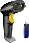 NADAMOO Wireless Barcode Scanner 328 Feet Transmission Distance USB Cordless 1D by NADAMOO