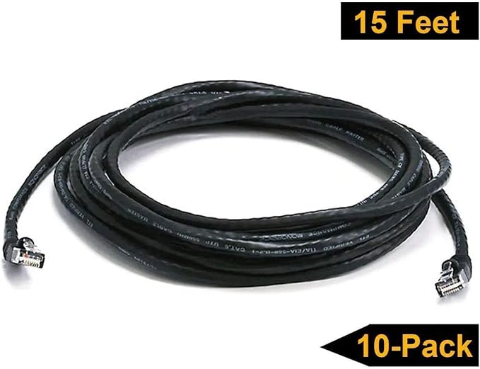 iMBAPrice 7' Cat5e Network Ethernet Patch Cable, 10 Pack - Image 6