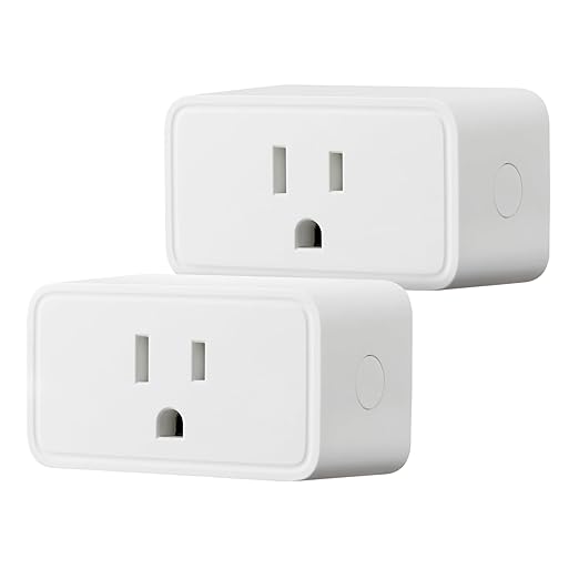 Amazon Basics Smart Plug with Timer Function, Voice Control, WiFi Outlet by AmazonBasics