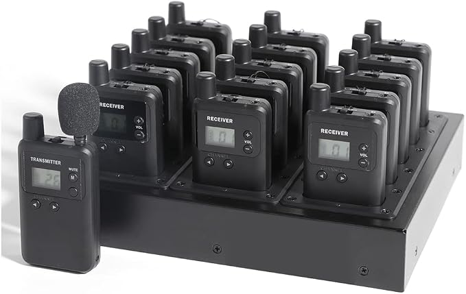 AGJ Wireless Tour Guide System, Tour Guide Microphone and Speaker, Tour Guide - Image 2