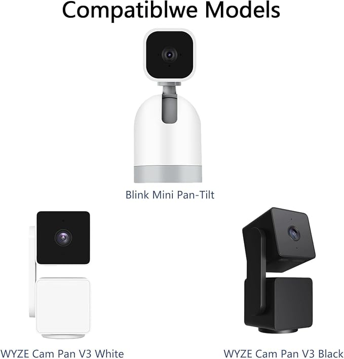 Wall Mount Compatible with Blink Mini Pan-Tilt Camera WYZE Cam Pan V3 Ceiling - Image 5