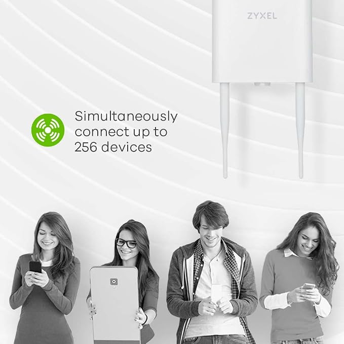 Zyxel WiFi 6 AX1800 Wireless Gigabit Outdoor Access Point | IP55 Rated | Mesh - Image 4
