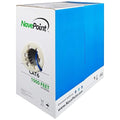 NavePoint Cat6, Solid Bulk Ethernet Cable, 23AWG 4 Pair, Unshielded Twisted Pair by NavePoint