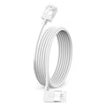 Flexible Cat 6 Ethernet Cable 90° Right Angled 25 Feet, Ultra Thin & Slim Rj45 by DUTEVOLNS
