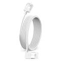 Flexible Cat 6 Ethernet Cable 90° Right Angled 10 Feet, Ultra Thin & Slim Rj45 by DUTEVOLNS