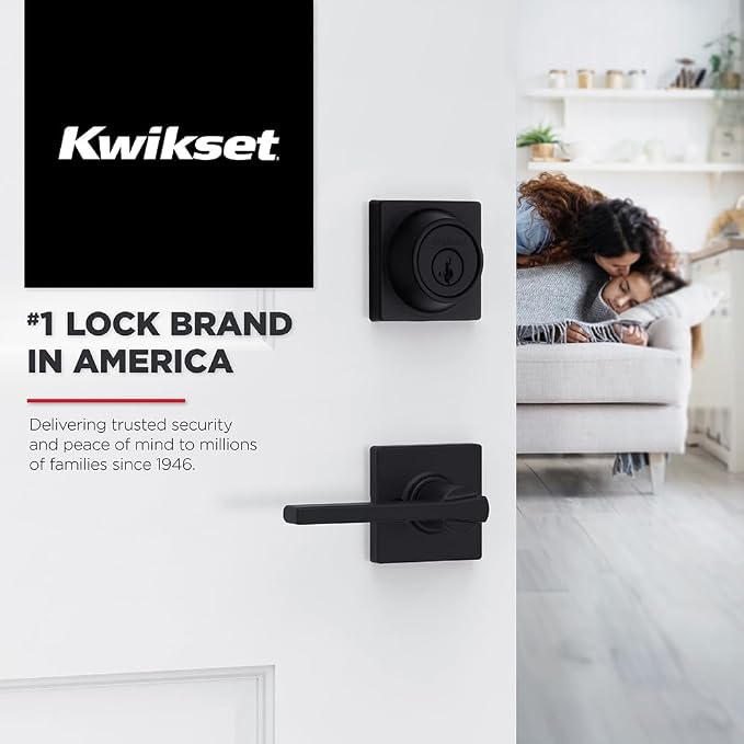 Kwikset Casey Interior Passage Door Handle 2 Pack, Lever - Image 10