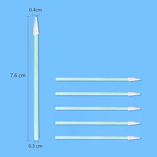 500-Pack Pointed Tip Fiber Optic Cleaning Swabs - Image 2