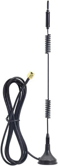 Dual Band WiFi 2.4GHz 5GHz 5.8GHz 12dBi 4g Antenna Magnetic Base SMA Male by Unknown