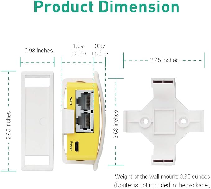 GL.iNet WiFi Router Holder Wall Mount - Image 3