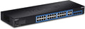 TRENDnet 28-Port Gigabit Web Smart Switch, 24 x Gigabit Ports, 4 x Shared by TRENDnet