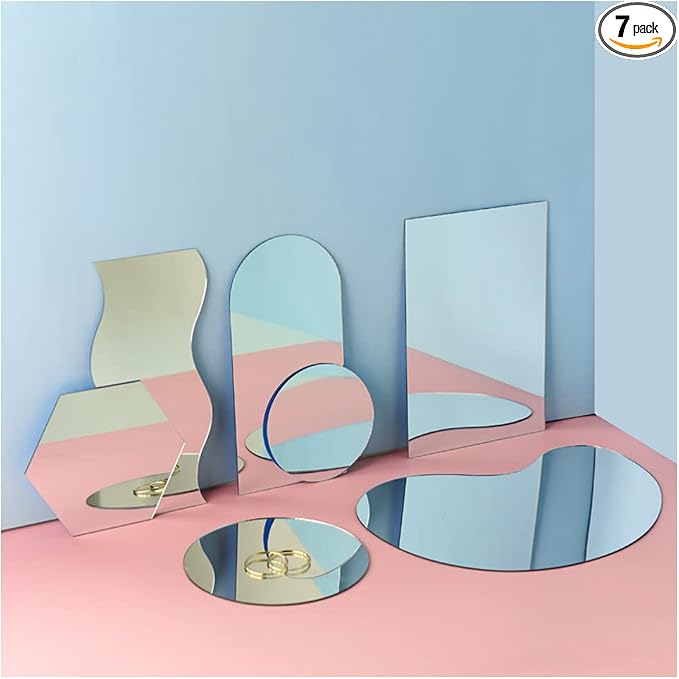 Acrylic Mirror Product Photography Props Mirror Set Photo Background Photoshoot by GISELAD