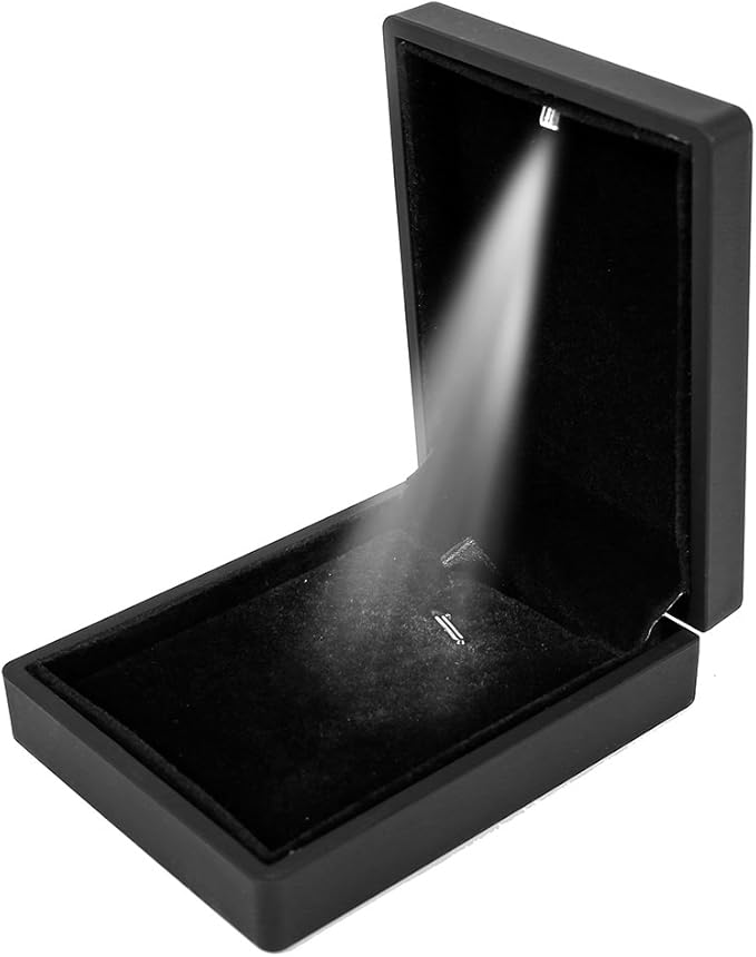 iSuperb® Pendant Box Black Jewelry Case Organizer by iSuperb