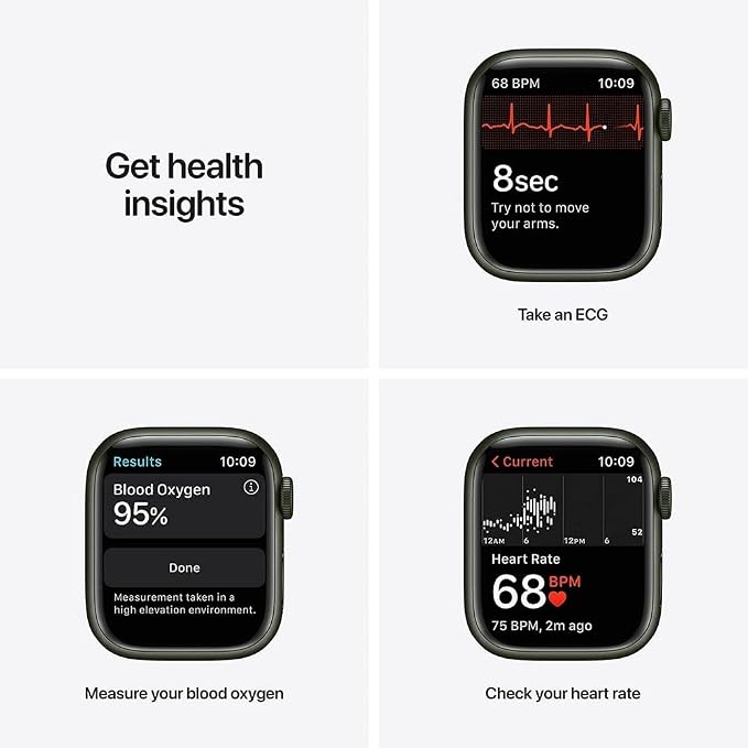 Apple Watch Series 7 Green Aluminum Case - Image 3