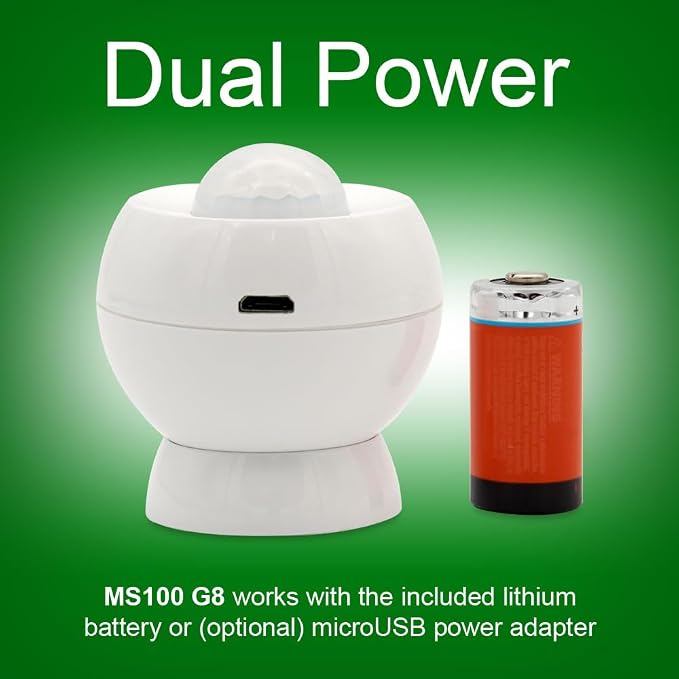 HomeSeer Smart Motion Sensor, 800 Series Mesh & Long Range Z-Wave Technology - Image 4