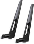 Tri-Band WiFi Antenna 10dBi High Gain 2.4GHz, 6GHz | Pair of Black/Black | by HighZer0Electronics