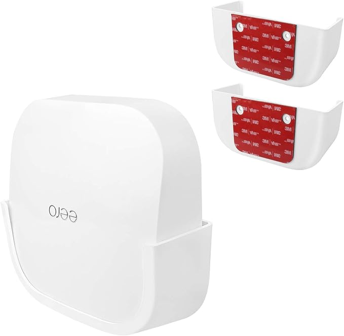 Screwless Wall Mount for eero Pro 6 tri-Band mesh Wi-Fi 6 Router Holder by HOLACA