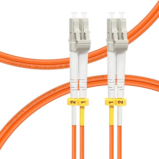 FLYPROFiber- 0.2M OM1 LC to LC Fiber Patch Cable, Length Options: 0.2m-100m by FLYPROFiber