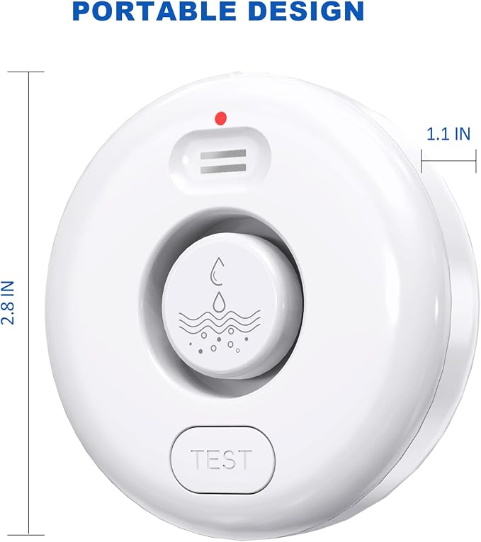 Water Leak Detectors for Home, 120dB Adjustable Water Leak Alarm for WiFi - Image 8