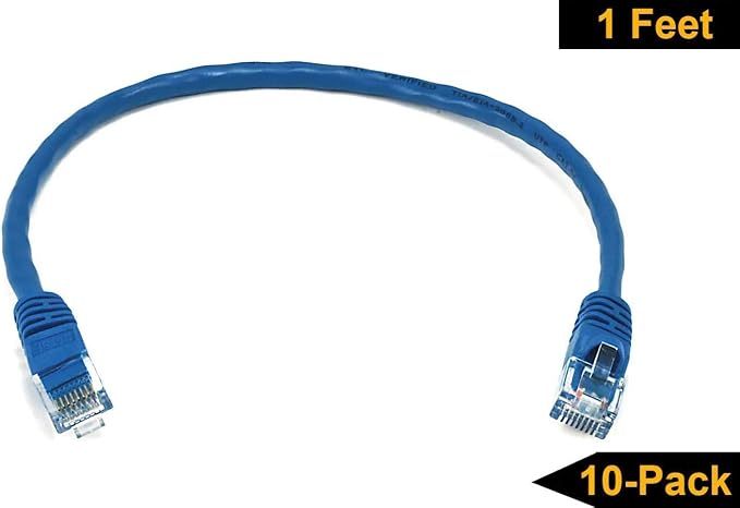 iMBAPrice 7' Cat5e Network Ethernet Patch Cable, 10 Pack - Image 2