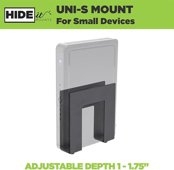 HIDEit Uni-S Adjustable Small Device Wall Mount - Image 2