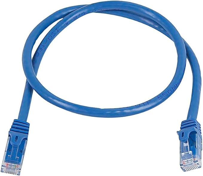 Monoprice Cat5e 1ft Blue Patch Cable UTP 24AWG 350MHz Pure Bare Copper Snagless - Image 4