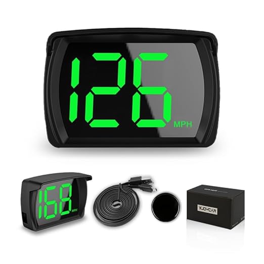 VJOYCAR New Speedometer HUD GPS Digital Speed Meter MPH Speedo Head Up Display - Image 2
