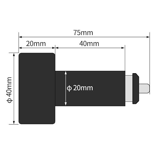 DROK Digital Voltage Temperature Monitor, Car Charger USB Charge - Image 2