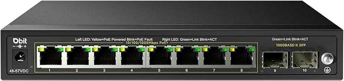 DBIT 10-Port Gigabit Network Switch by DbitDirect