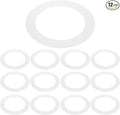 PATIKIL 4.5" ID 6.3" OD Plastic Trim Ring, Translucent Matte White by PATIKIL