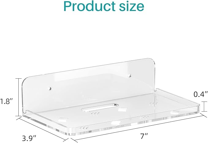 Wall Mount Floating Shelves for 2 Pcs Security Camera Shelf Mini Speaker Other - Image 3