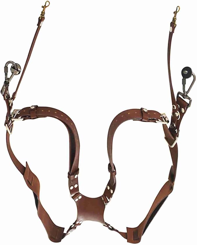 Dual Camera Harness & Leather Shoulder Strap Comfortable Carry - Image 8
