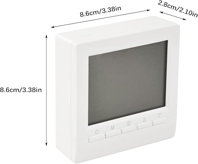 Flylin Week Programmable Thermostat, Digital LCD Display 0-95, NTC Sensor - Image 2