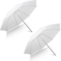 33"/84cm White Translucent Soft Umbrella Kit, Photography Umbrella Lighting Kit by Hahawalker