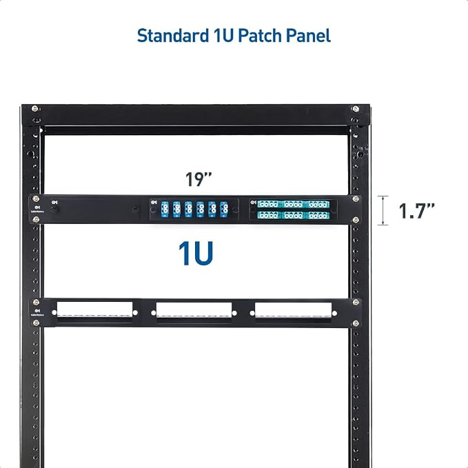Cable Matters Rackmount 1U 19” Blank Fiber Patch Panel - Image 5