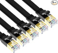 Yauhody CAT 8 Ethernet Cable 6ft 5 Pack, Flat CAT8 Cable Patch Cord, Faster by Yauhody