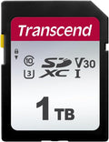Transcend SDC300S 1TB SDXC SD Card, UHS-I U3 V30, 4K UHD & Full HD by Transcend