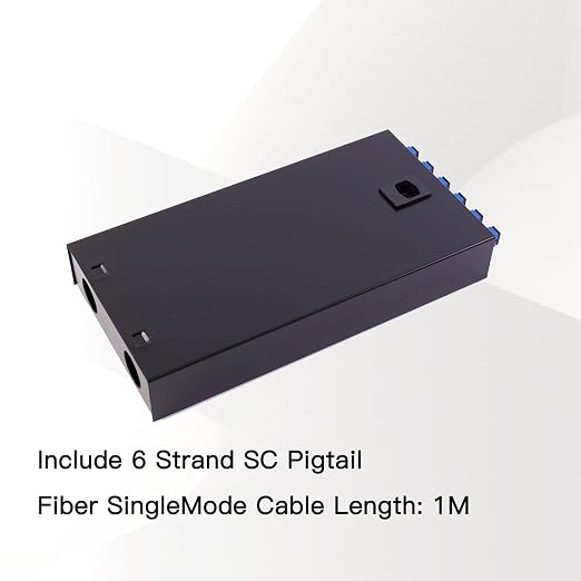 SC SM 6Port Box +Cables Wall Mount Fiber Enclosure - Image 5