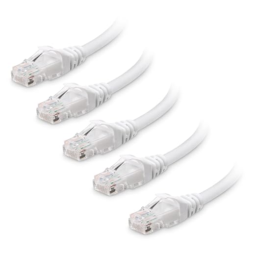 Cable Matters 10Gbps 5-Pack Snagless Cat 6 Ethernet Cable - 10ft by CableMatters