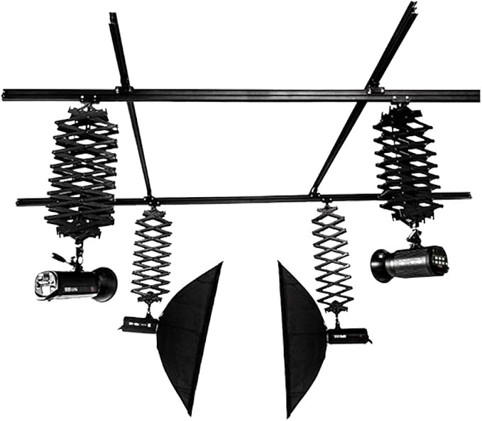 DATOUBOSS 2M Drop Pantograph for Studio Photography Ceiling Rail System - Image 6
