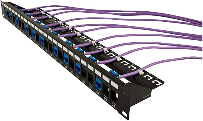 Vertical Cable 24 Port Blank Patch Panel - Image 3