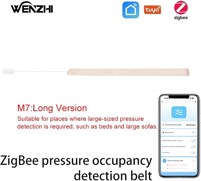 Zigbee Pressure Senor Occupancy/Presence Detector Stress Belt Hidden in - Image 2