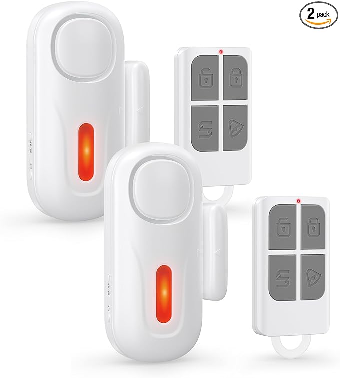 Door Alarms for Kids Safety, 120dB Wireless Window Security Sensor by COTINSE