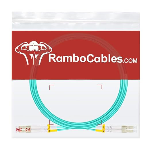 OM3 Multimode LC to LC Fiber Patch Cable 3ft/1m, MM Fiber Optic Patch Cable - Image 7