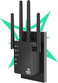 105-Device Compatible WiFi Extender Signal Booster, WiFi Extender, 12880 Sq.Ft by GEYILO