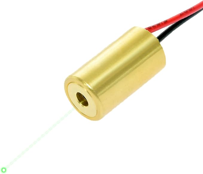 Industrial Green Dot Laser Module, Class 2, Less Than 1mW, by Quarton