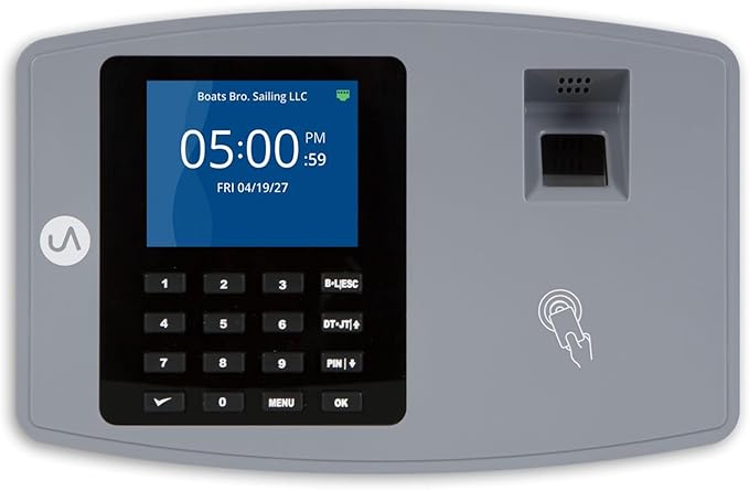 uAttend BN6500 Biometric Fingerprint Time Clock System by uAttend