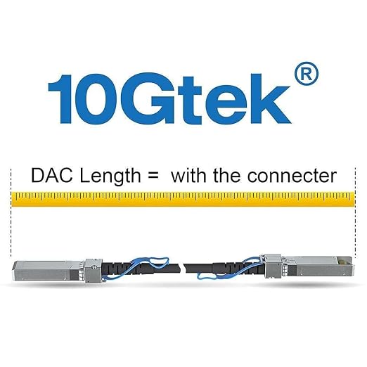 10GTEK 10G SFP+ DAC Twinax Cable, SFP+ to SFP+ Direct Attach Copper Passive - Image 4