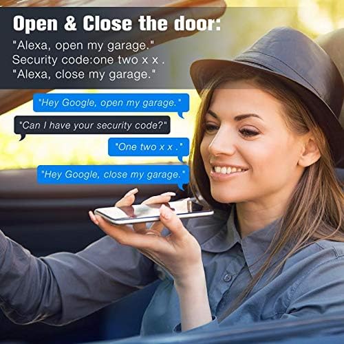 AGSHOME Smart Wi-Fi Garage Door Opener Remote, APP Control, Compatible - Image 4